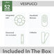 Vespucci 52 inch Fresh White Outdoor Ceiling Fan