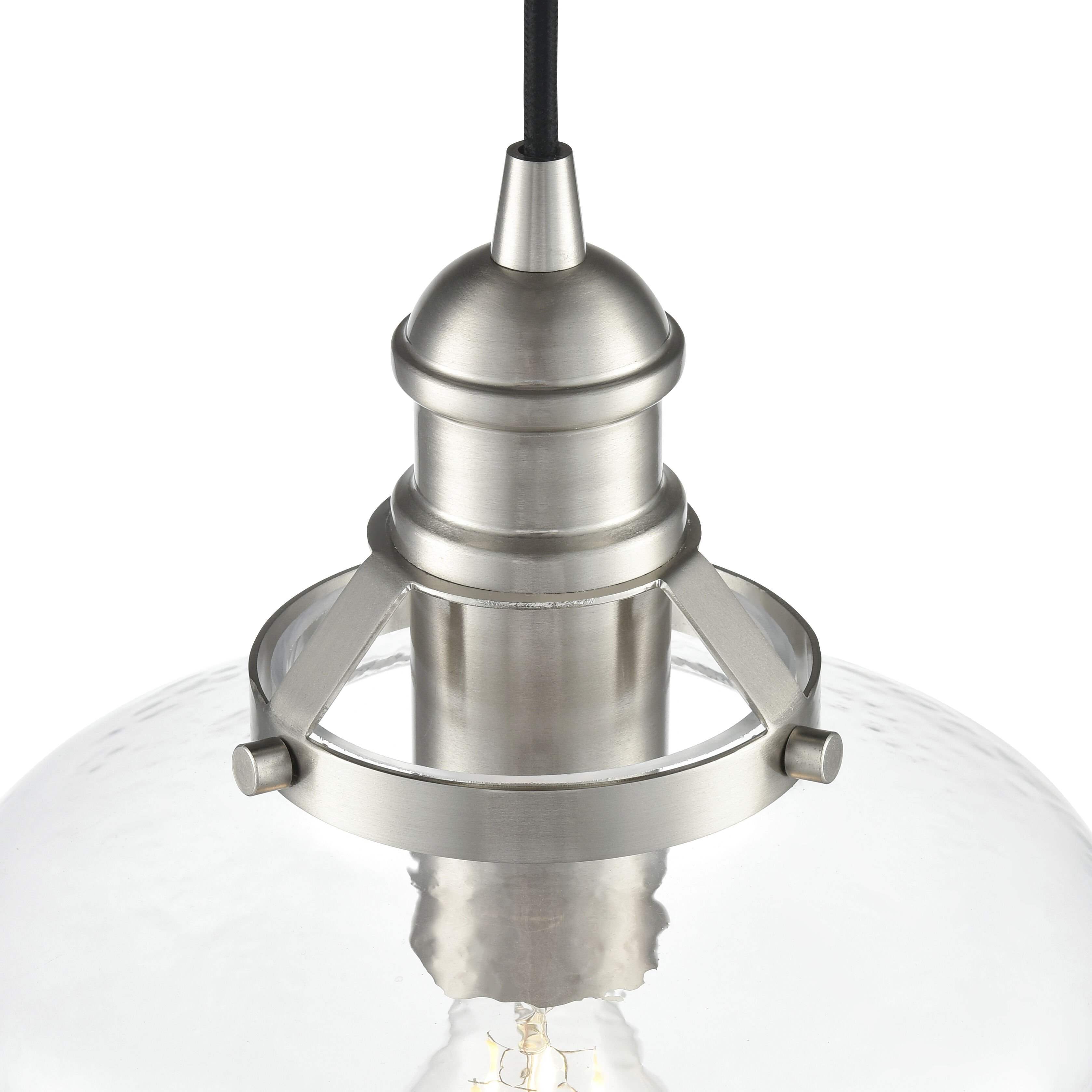 Khrisa 1 Light 10 inch Brushed Nickel Pendant Ceiling Light