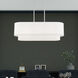 Manorwood 3 Light 30 inch Brushed Nickel Linear Chandelier Ceiling Light