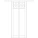Glasgow Outdoor Wall Mount in Pewter, Almond Mica