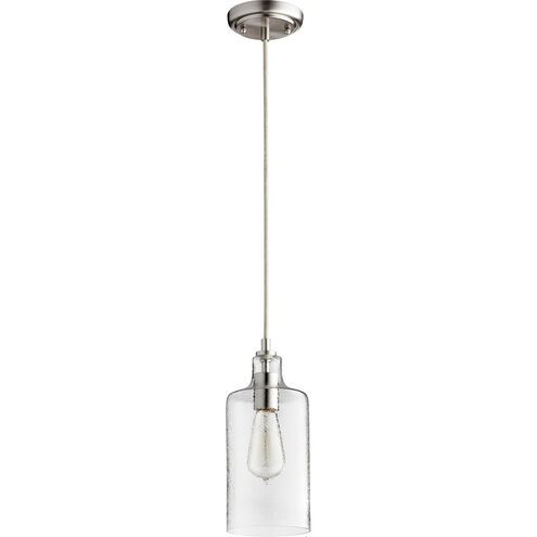 Hinge 1 Light 5 inch Satin Nickel Mini Pendant Ceiling Light