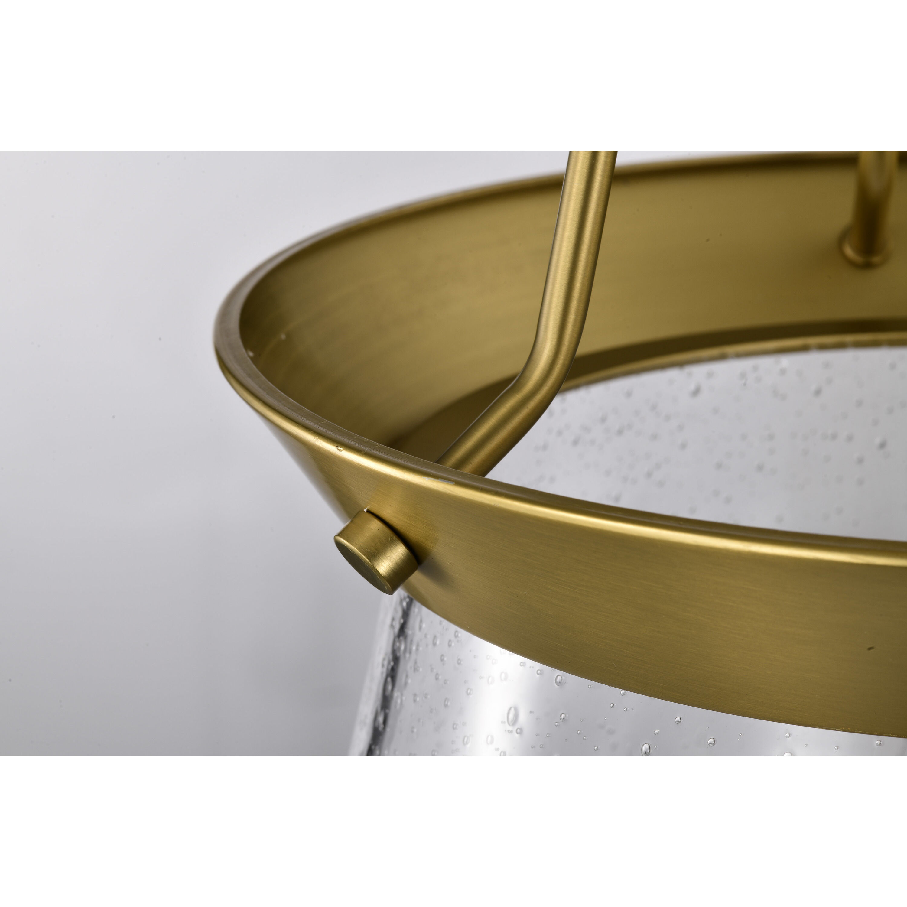 Boliver 3 Light 14.13 inch Vintage Brass Pendant Ceiling Light