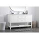 Heath 60 X 21.5 X 35 inch White Vanity Sink Set