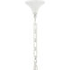 Reina 8 Light 33.75 inch Textured Plaster Chandelier Ceiling Light