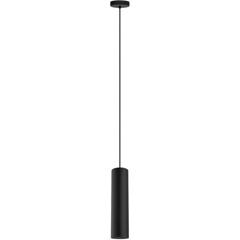 Tortoreto 1 Light 4 inch Matte Black Mini Pendant Ceiling Light 