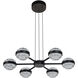 Milano Series 26 inch Black Pendant Ceiling Light, Artisan Collection