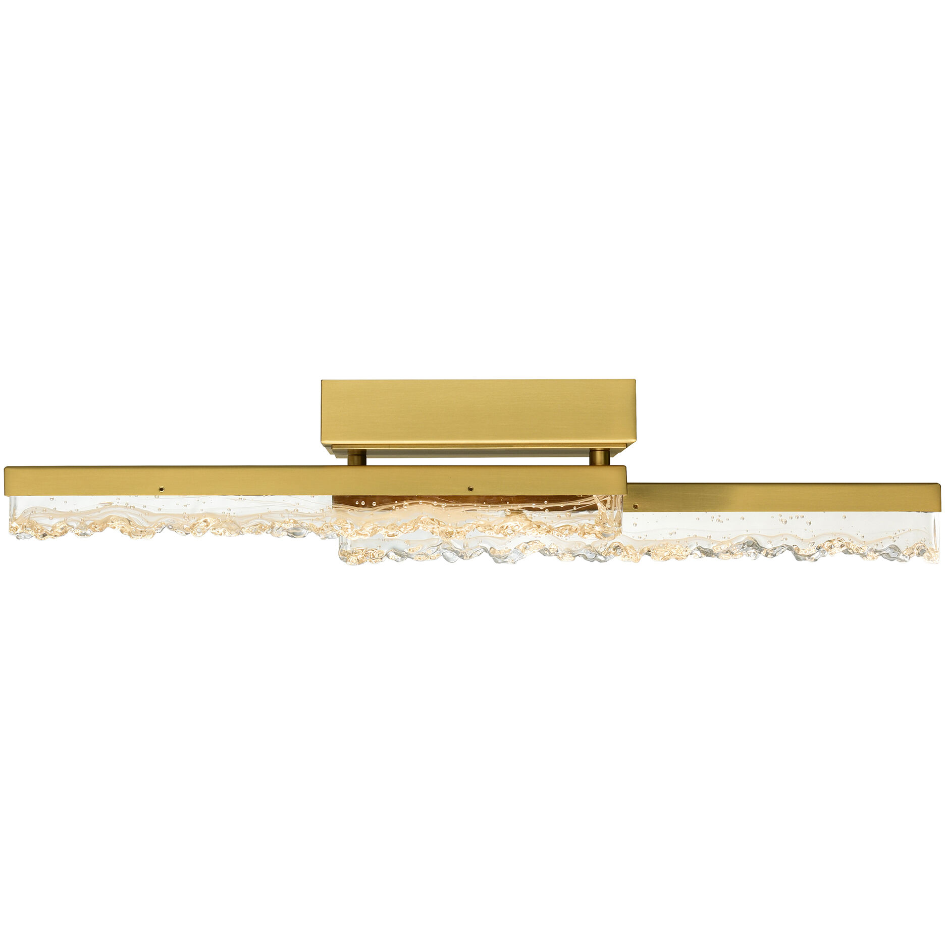 Stagger LED 24 inch Brass Vanity Light Wall Light