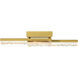 Stagger LED 24 inch Brass Vanity Light Wall Light