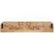 Anita 23.6 inch Brown Wall Shelf