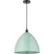 Edison Plymouth Dome 1 Light 16 inch Antique Copper Mini Pendant Ceiling Light