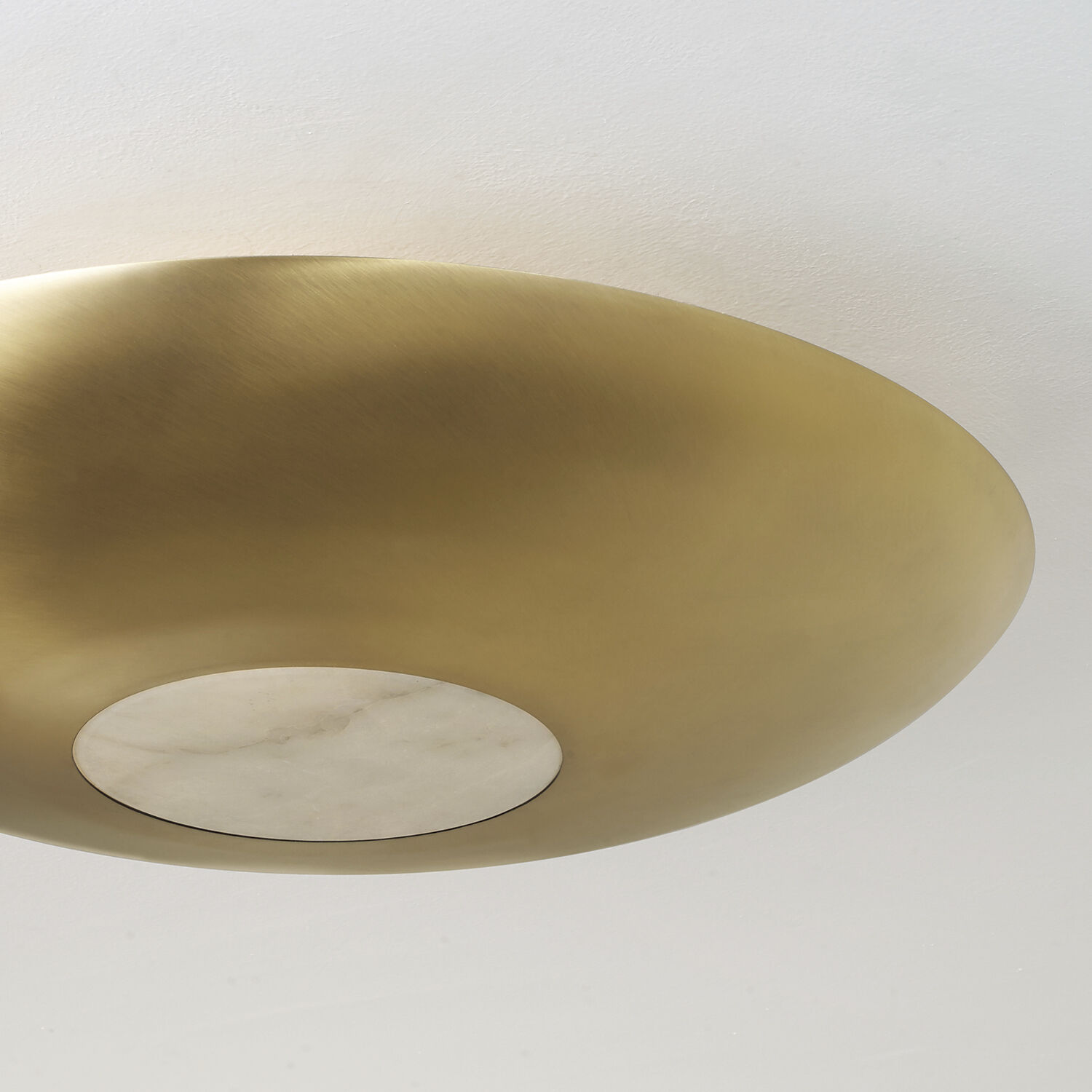 Gia 4 Light 22.5 inch Aged Brass Semi-Flush Mount Ceiling Light