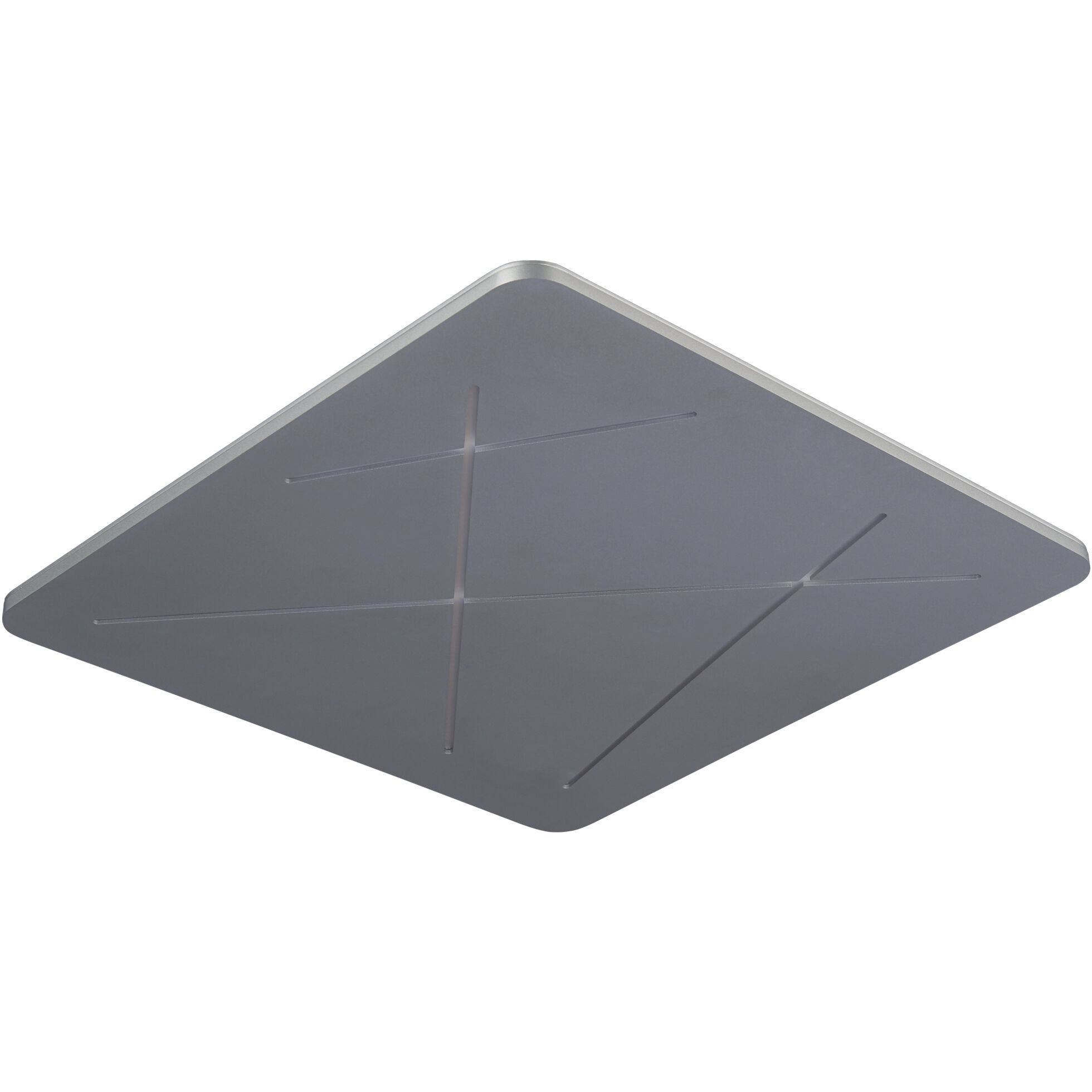 Tureis 17.75 inch Silver Flush Mount Ceiling Light