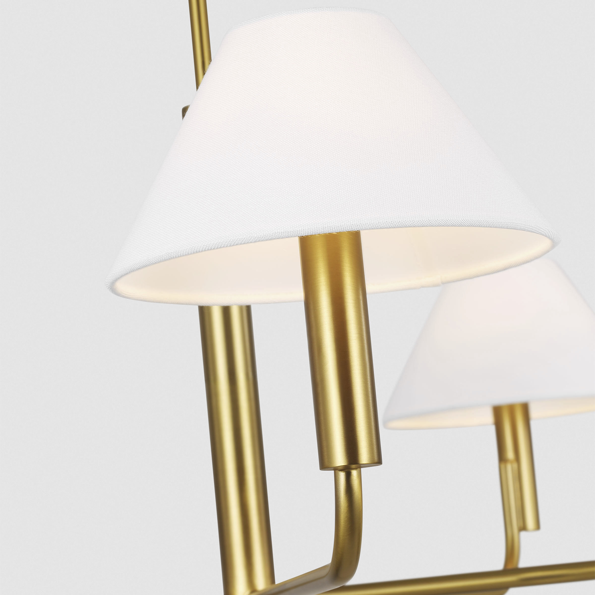 Sean Lavin Colfax 5 Light 40.5 inch Burnished Brass Chandelier Ceiling Light