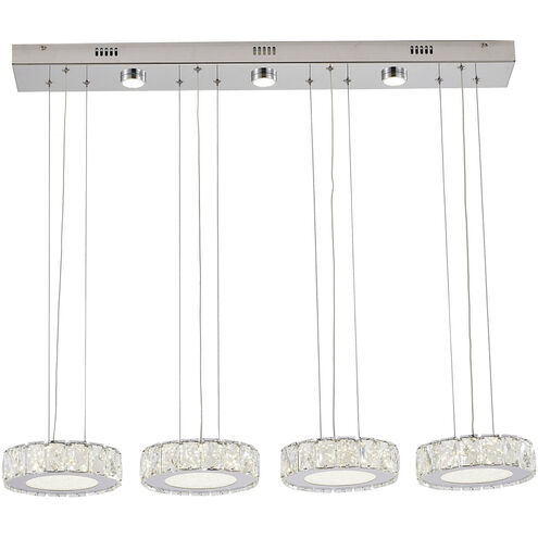 Canada LED 32 inch Chrome LED Island Lighting Ceiling Light