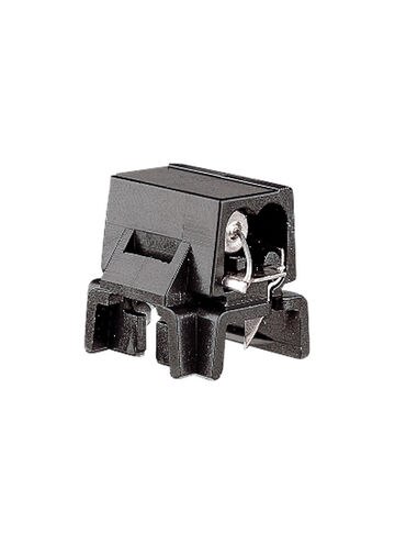 Lx Components 0.88 inch Black Under Cabinet Fused Plug