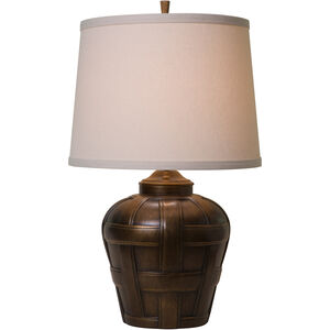 Ashbury 23 inch 150 watt Antique Bronze Table Lamp Portable Light 