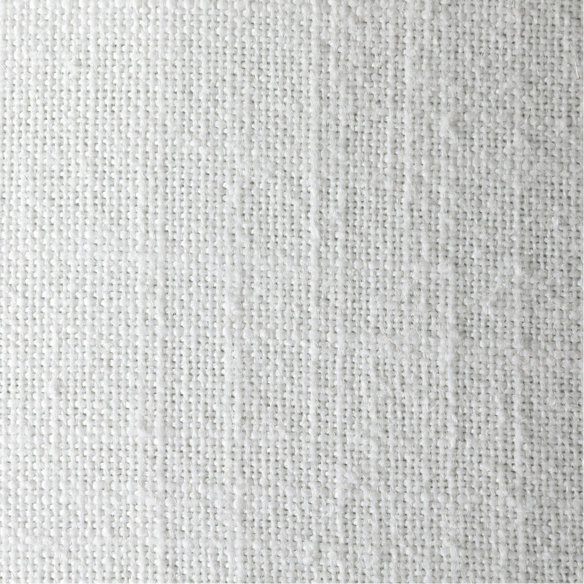 Tilda 19 inch Oatmeal and Creamy White with Polished Nickel Ottomans, Set of 2