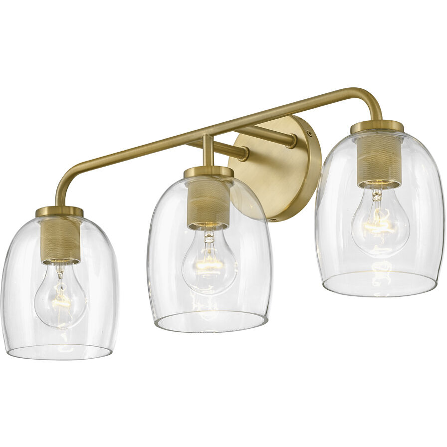 Percy LED 24 inch Lacquered Brass Bath Light Wall Light