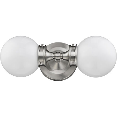 Fairfax 2 Light 17 inch Satin Nickel Vanity Light Wall Light