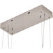 Canada LED 14 inch Chrome LED Chandelier Ceiling Light