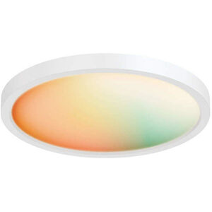 Delta Smart 1 Light 8 inch White Flushmount Ceiling Light, Indoor