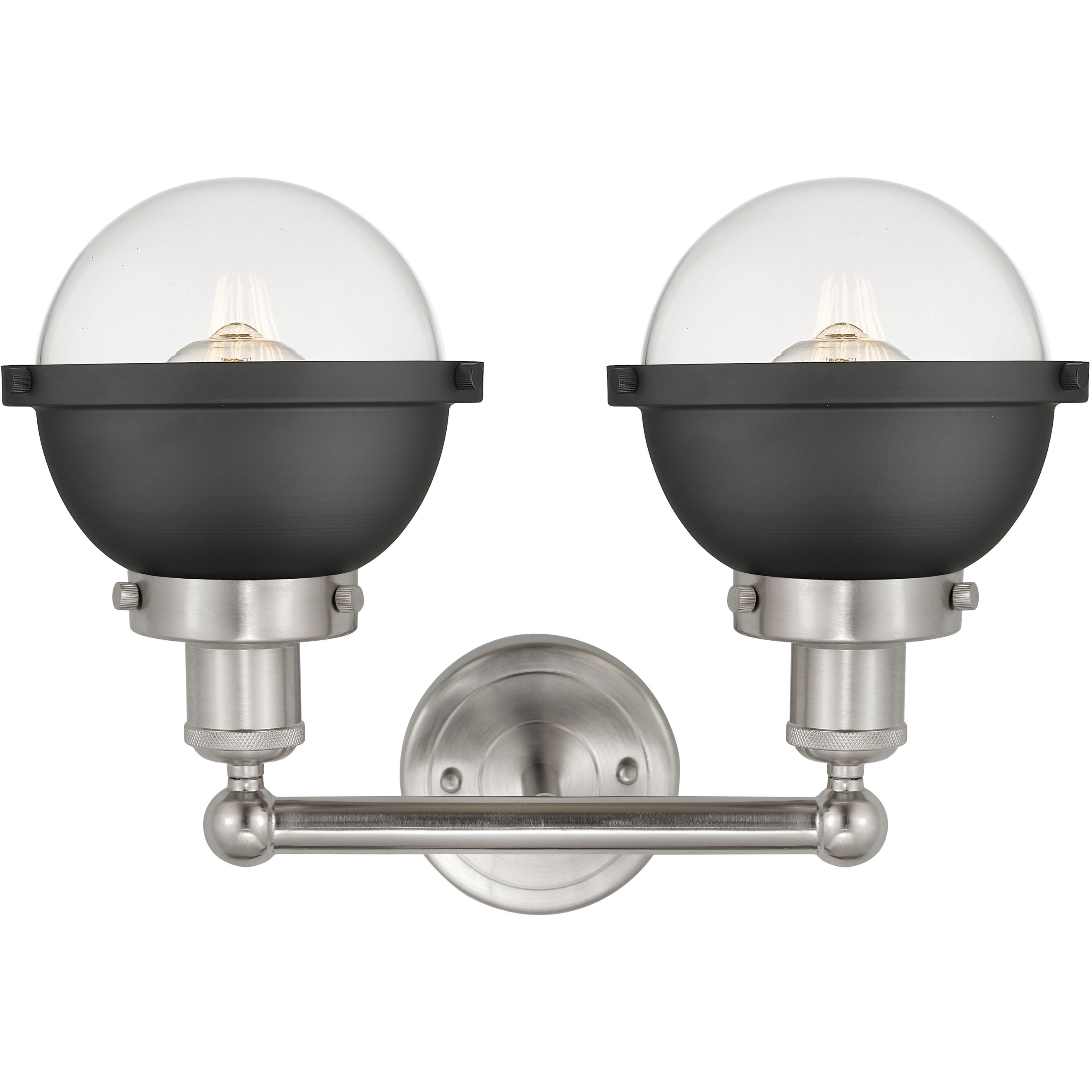 Hampden 2 Light 16.25 inch Brushed Satin Nickel Bath Vanity Light Wall Light