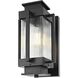 Harlan 1 Light 14 inch Black Outdoor Wall Sconce