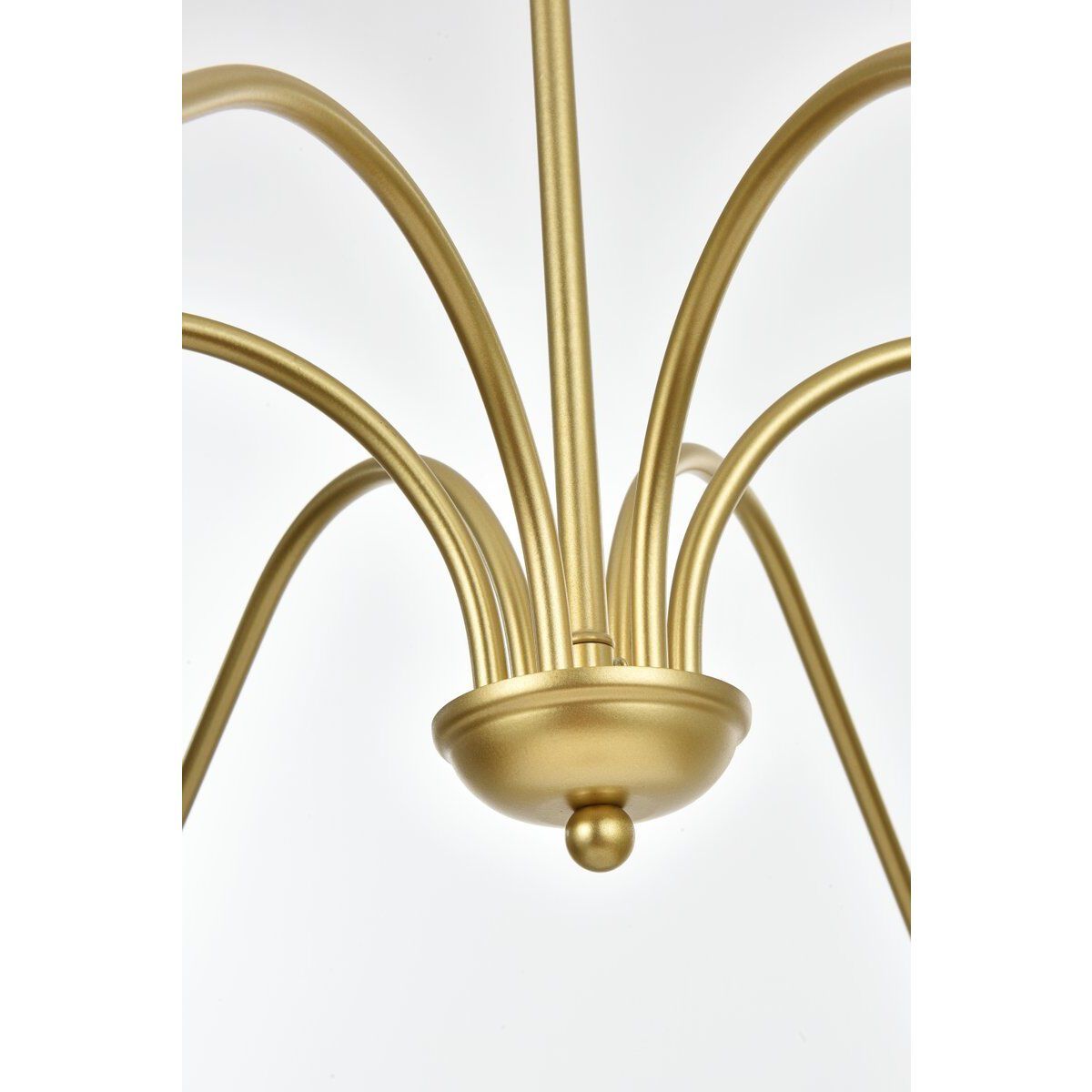 Rohan 6 Light 54 inch Brass Chandelier Ceiling Light