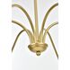 Rohan 6 Light 54 inch Brass Chandelier Ceiling Light