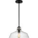 Drew & Jonathan Scott Payton 1 Light 15 inch Midnight Black Pendant Ceiling Light
