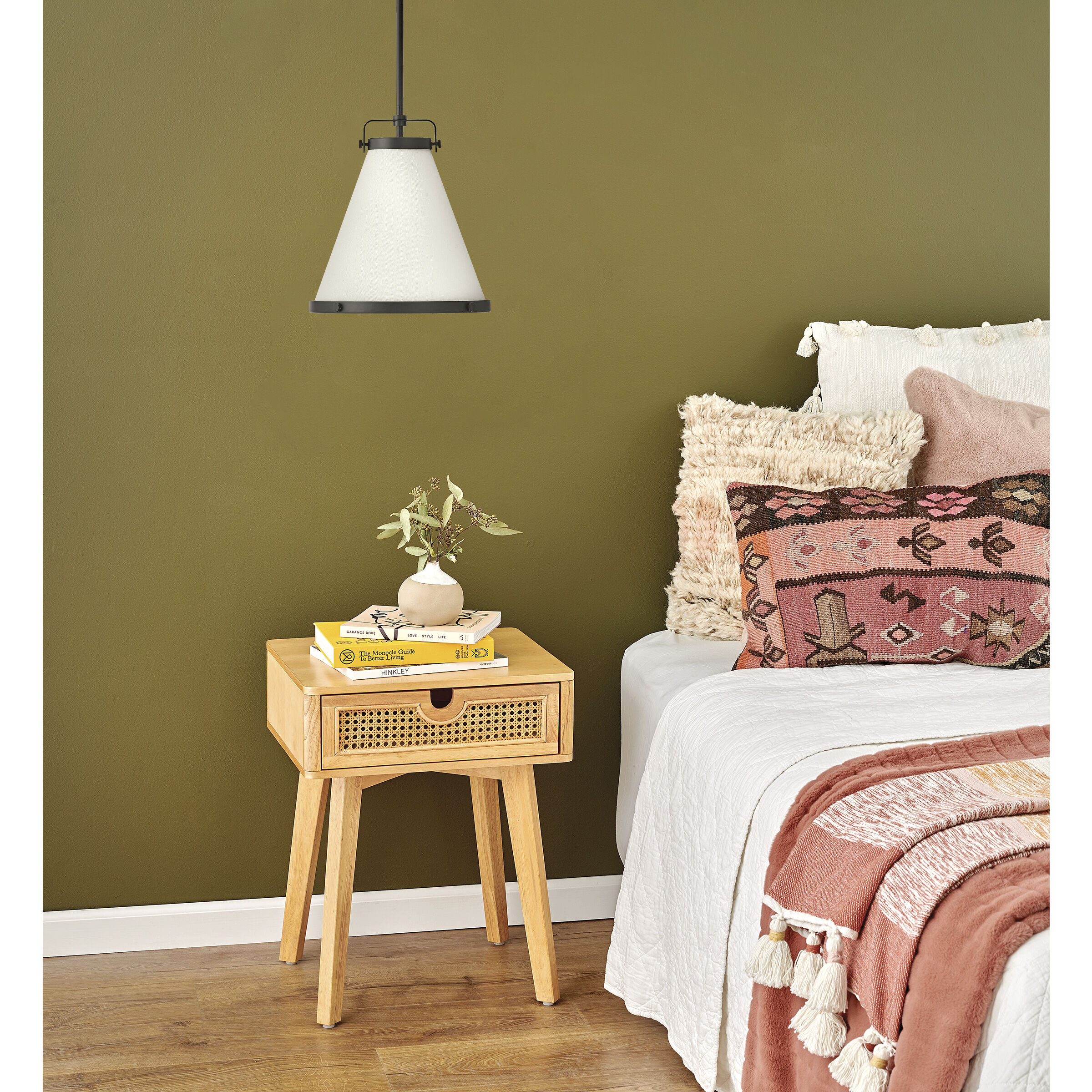 Lexi 1 Light 13.5 inch Black Indoor Pendant Ceiling Light