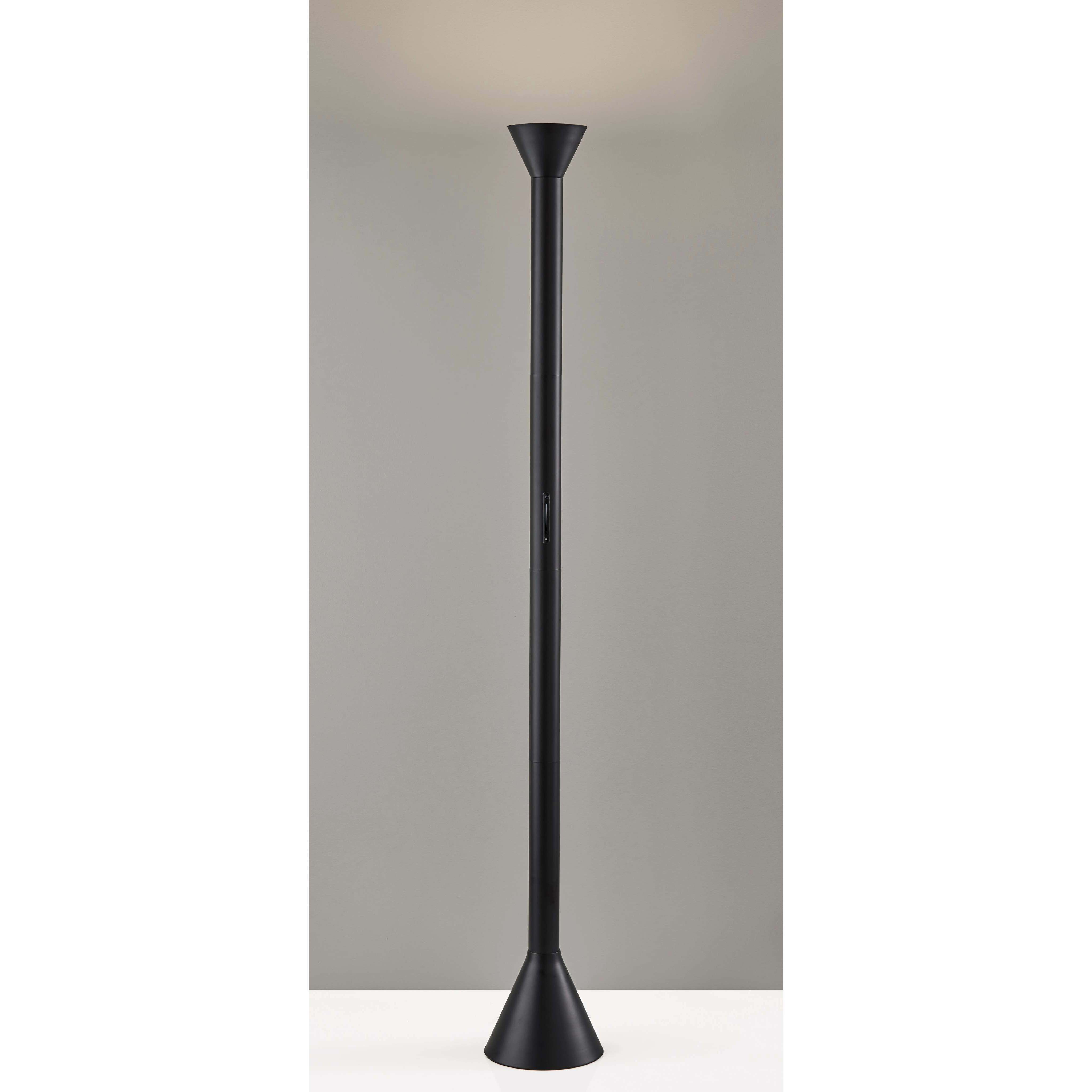 Greer 70 inch 24.00 watt Black Torchiere Portable Light