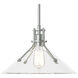 Henry 1 Light 14.4 inch Vintage Platinum Mini Pendant Ceiling Light in Clear, Medium