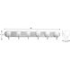 Gather 6 Light 48 inch Polished Chrome Bath Vanity Wall Light