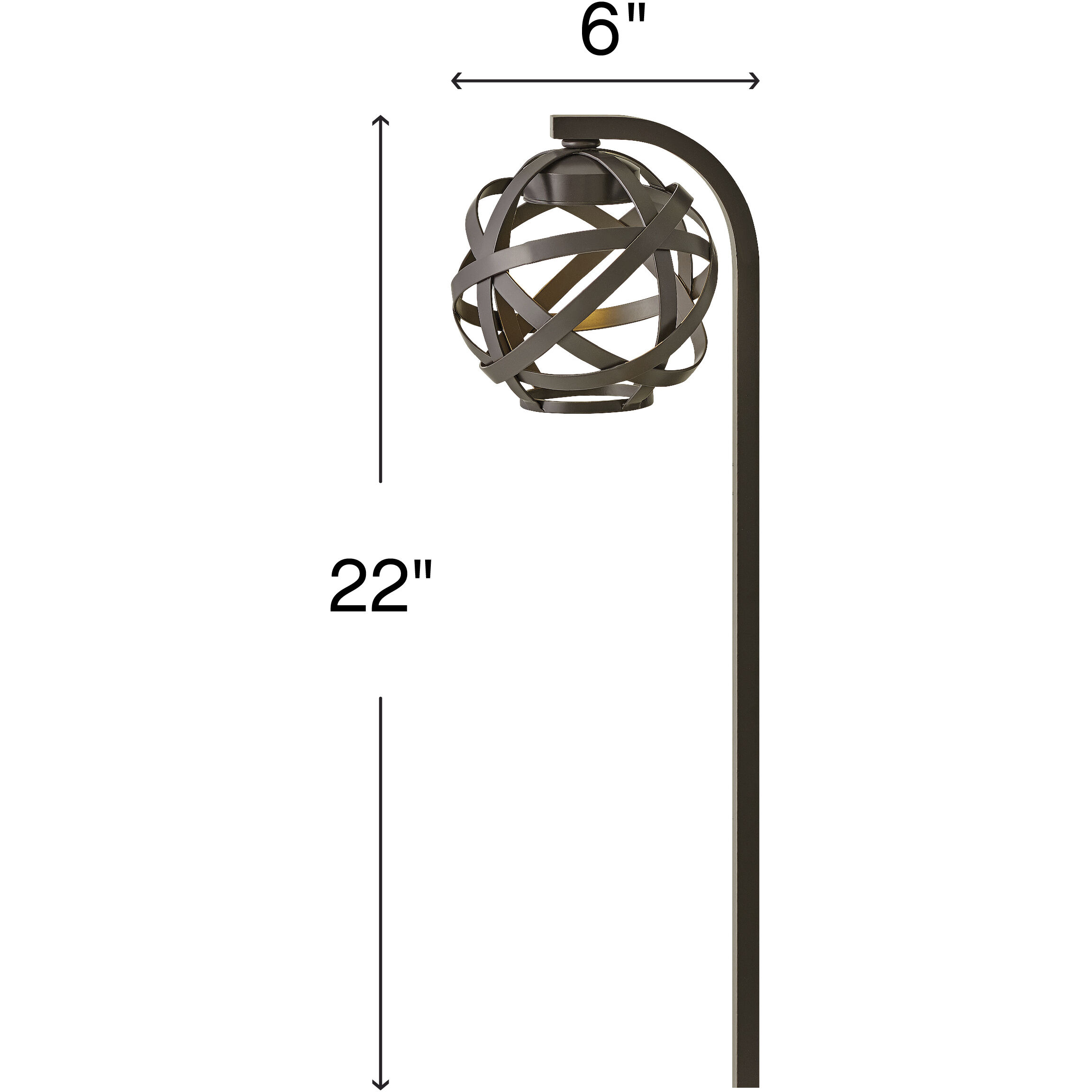 Carson 12v 1.50 watt Bronze Landscape Path Light