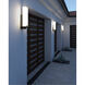 Cosmo LED 19.1 inch Charcoal Outdoor Wall Light in LED 80 CRI 4000K, In-Line Fuse,  Surge Protection, Integrated LED