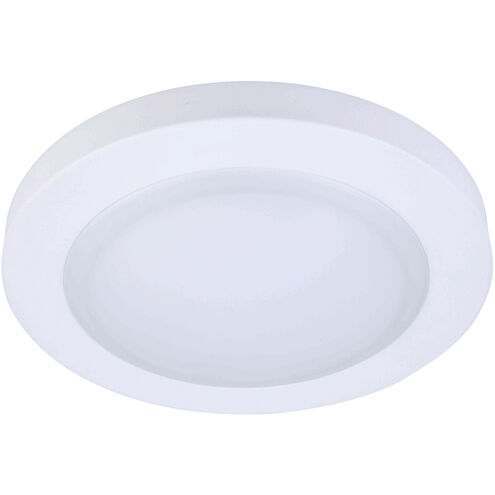 RN Series 120V Integrated LED 7 inch White Disk Light in 3000K, Pack of 6 