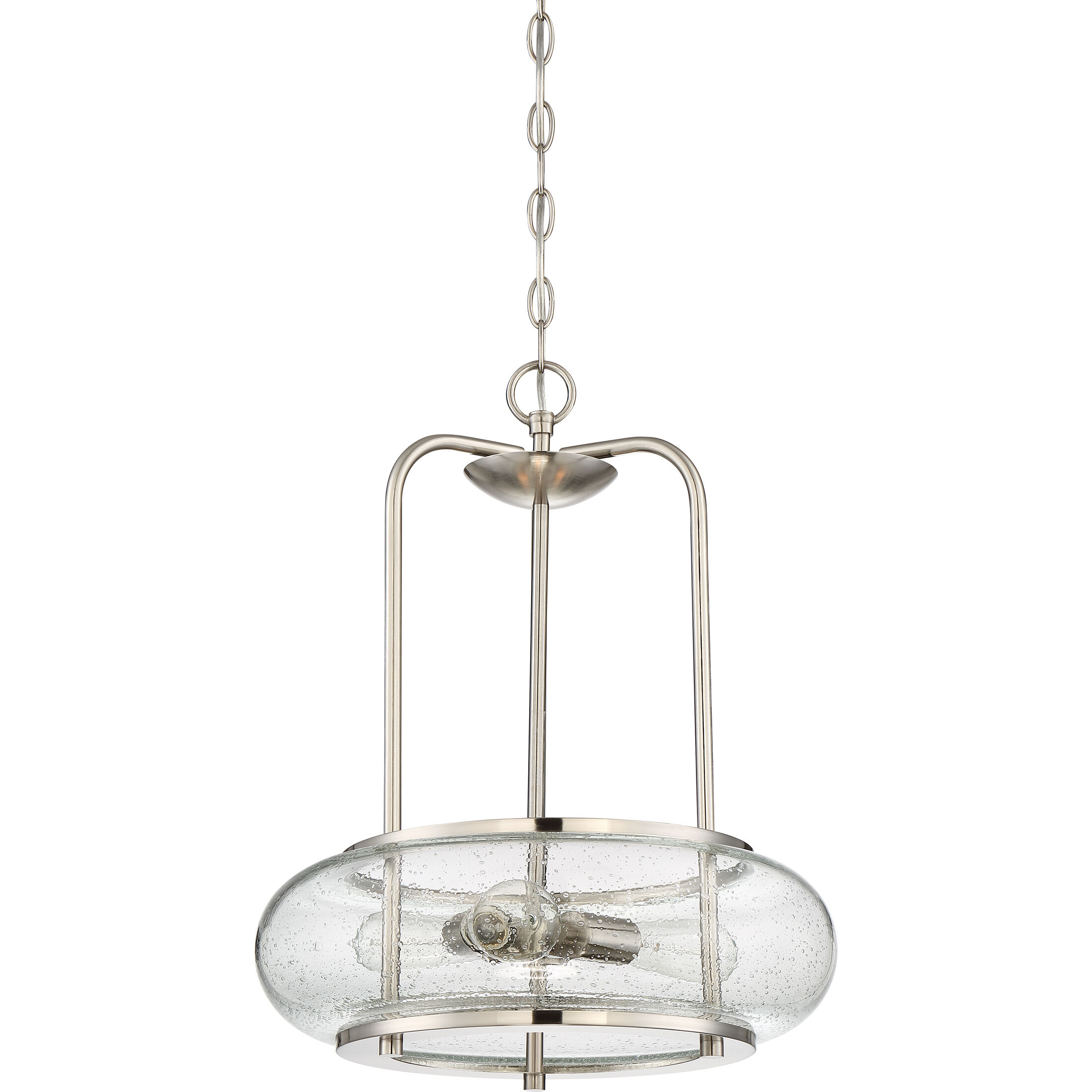 Trilogy 3 Light 16 inch Brushed Nickel Pendant Ceiling Light