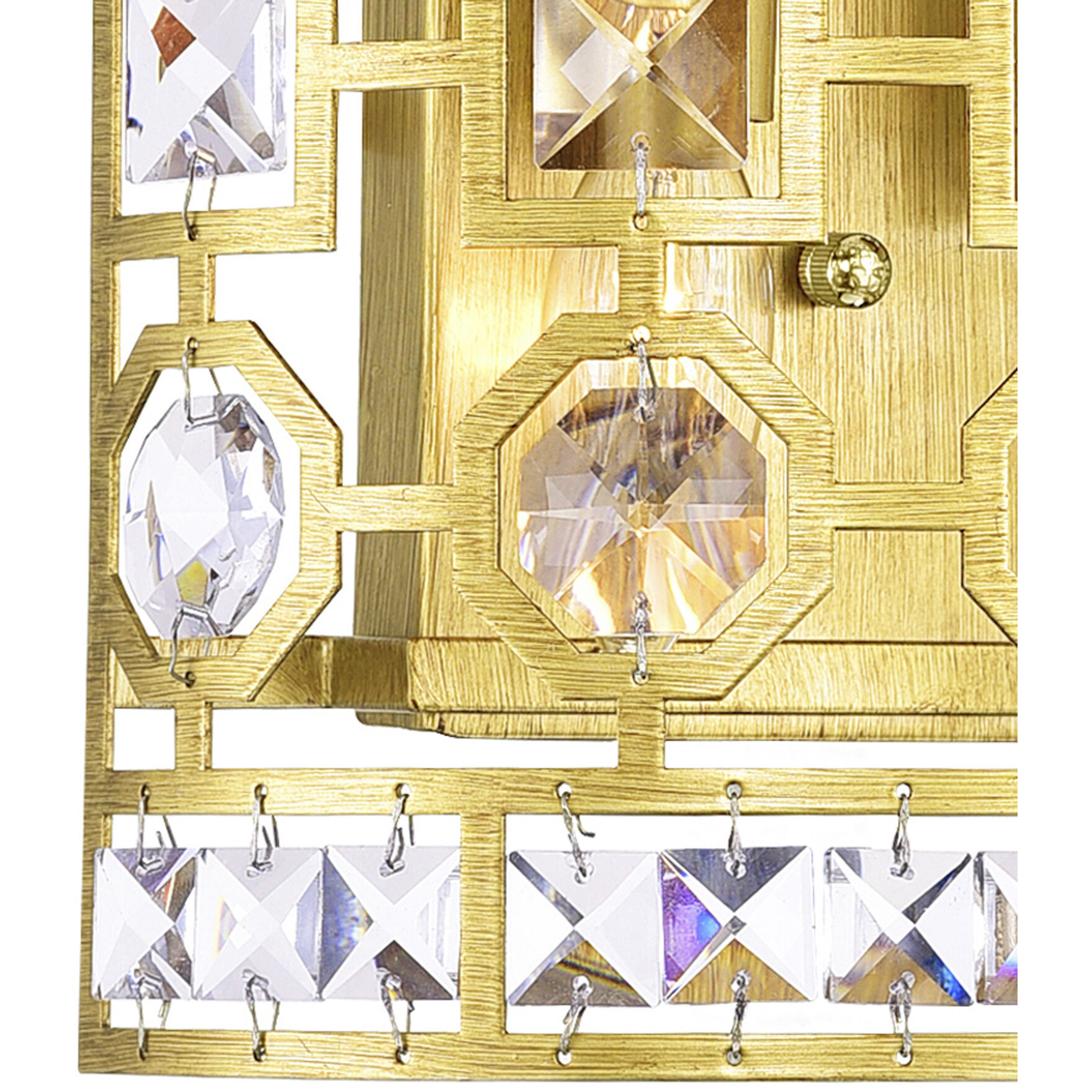 Belinda 2 Light 8 inch Champagne Wall Light