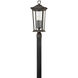 Bromley LED 23 inch Oil Rubbed Bronze Outdoor Post Mount Lantern