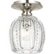 AERIN Lazari LED 5.75 inch Polished Nickel Flush Mount Ceiling Light
