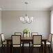 Miles 5 Light 21 inch Brushed Nickel Chandelier Ceiling Light