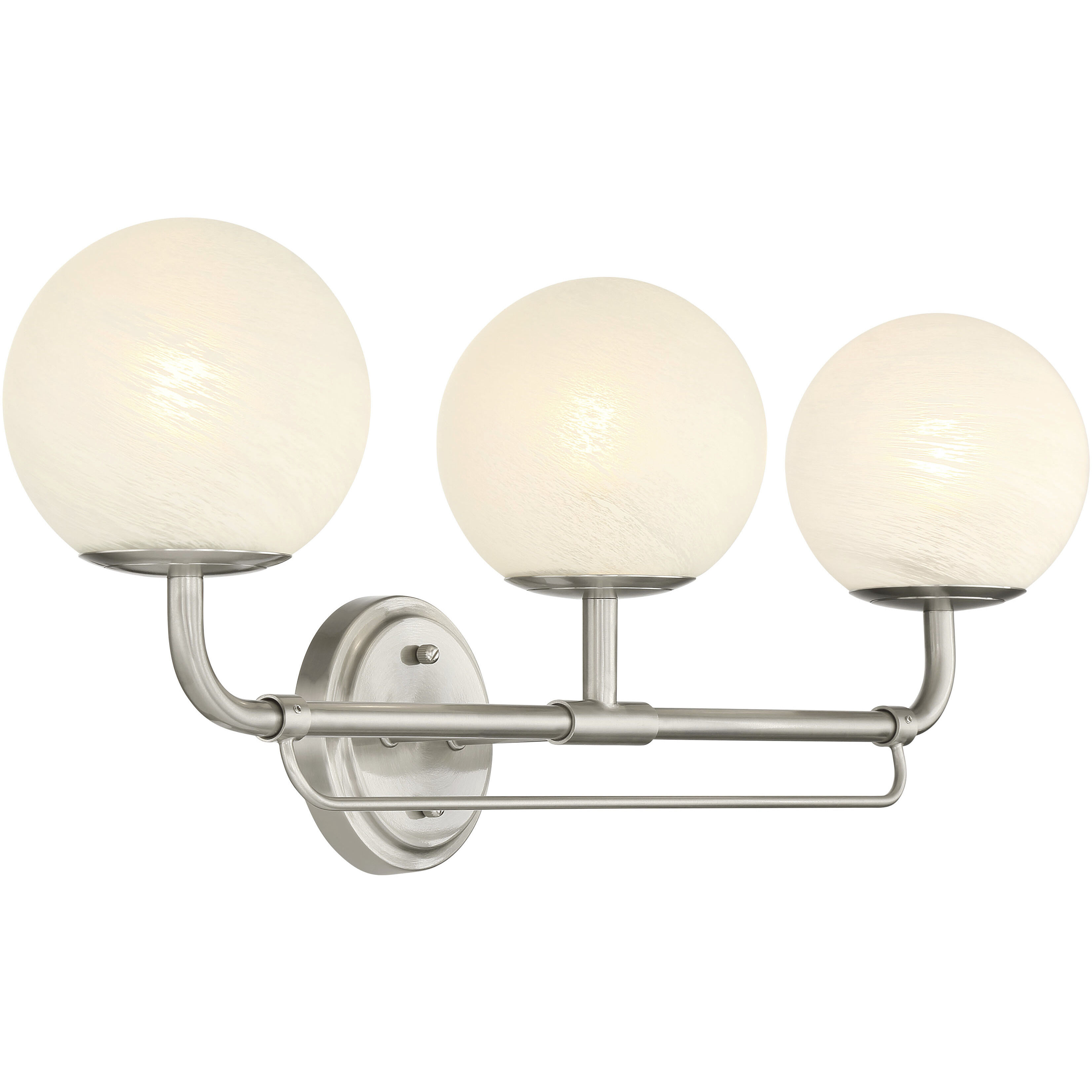 Whitehall 3 Light 28 inch Brushed Nickel Vanity Light Wall Light
