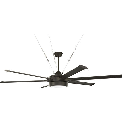 Prost 78 inch Espresso with Matte Espresso Wingtip Blades Ceiling Fan, Blades Included