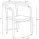 Feller Fossil and Gray Outdoor Dining Chair