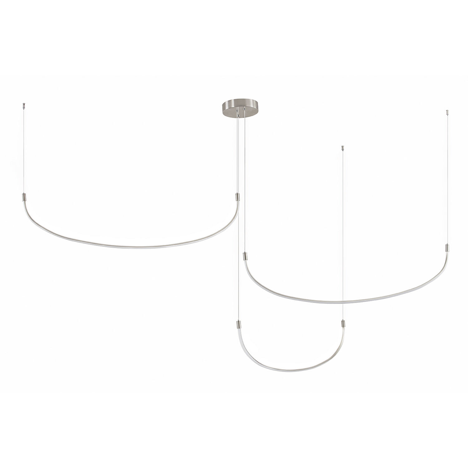 Talis Multi Pendant Ceiling Light in Brushed Nickel