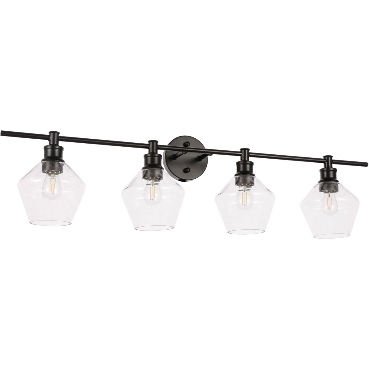 Rochester 4 Light 38 inch Black Wall sconce Wall Light