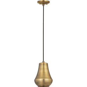 Hartford 1 Light 7 inch Brushed Brass Mini Pendant Ceiling Light