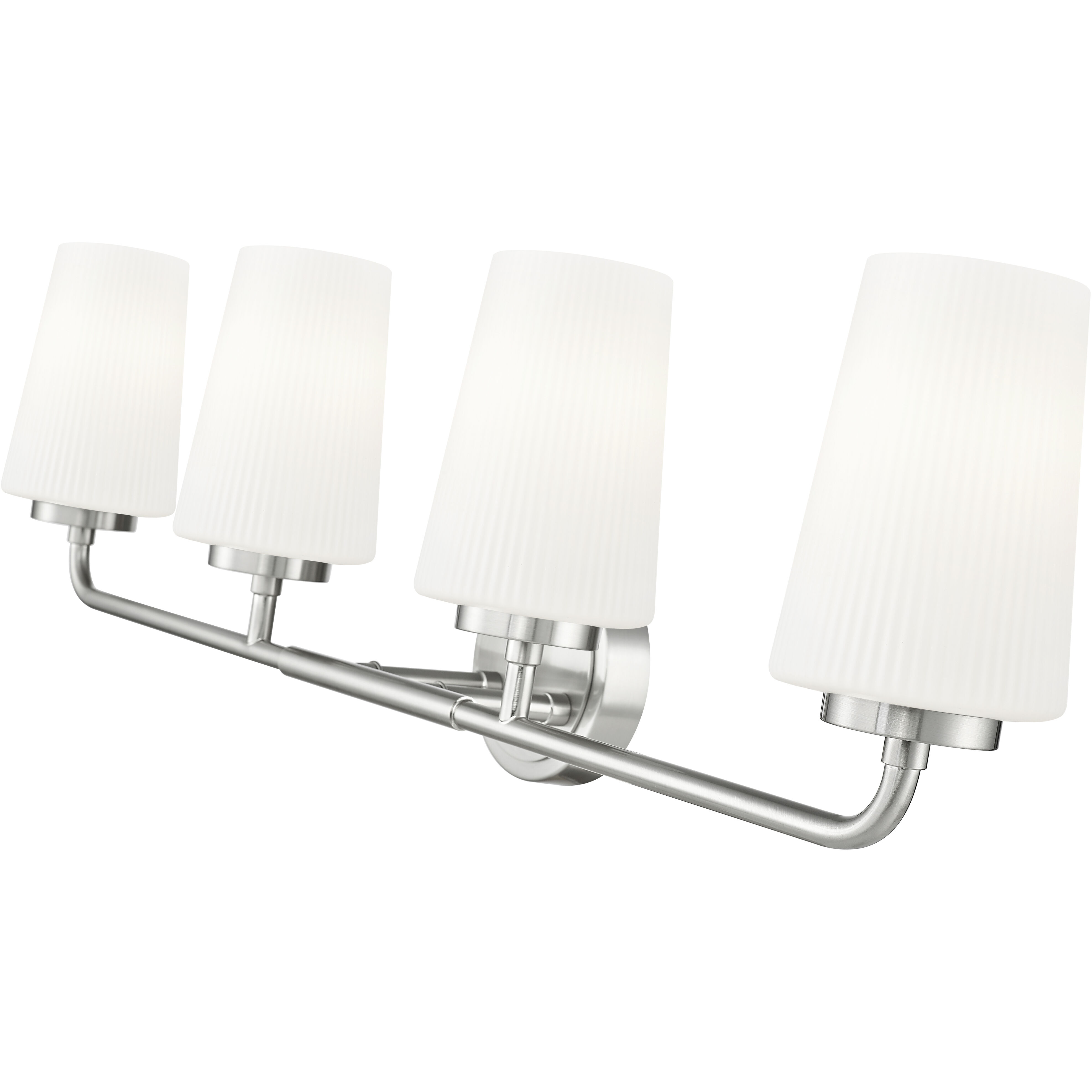 Montford 4 Light 32 inch Brushed Nickel Bath Vanity Light Wall Light