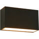 Dexter LED 8 inch Matte Black Wall Sconce Wall Light